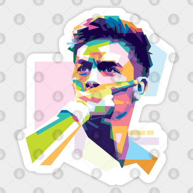 Dybala V3 Sticker by can.beastar